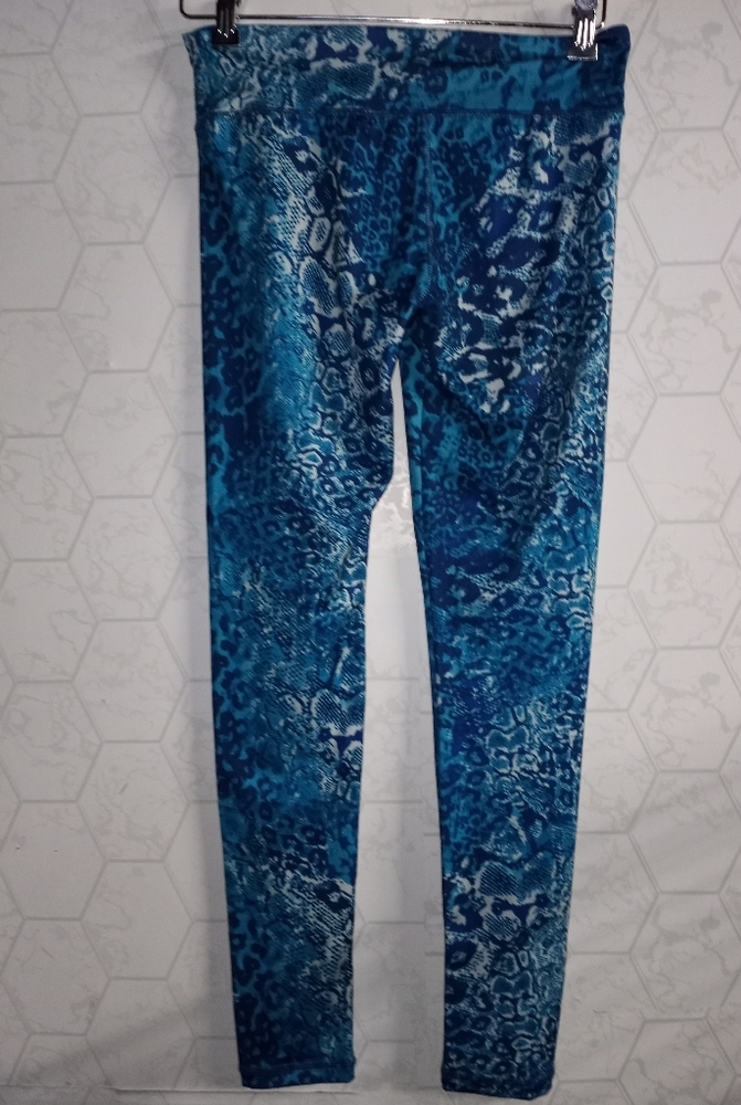 Blue Patterned Leggings - Picture 2 of 7